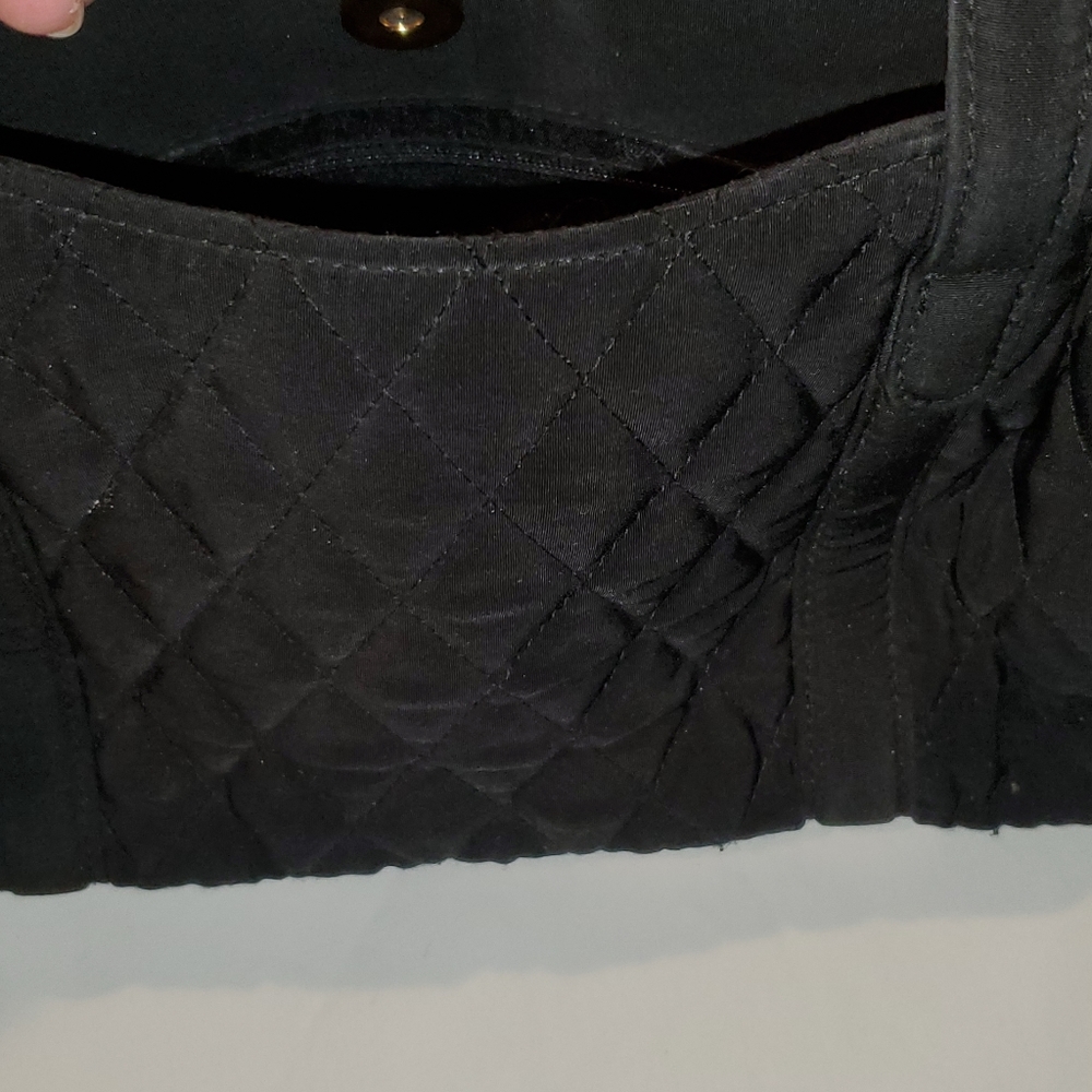Vera Bradley Baguette Hand Bag Black - Picture 7 of 11